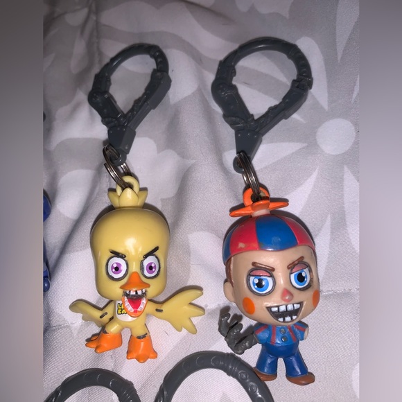 FNAF Vintage 2015-2016 13 Vinyl Figure’s Bag Hangers/Porte-Clefs Sac A Do’s - Picture 8 of 12